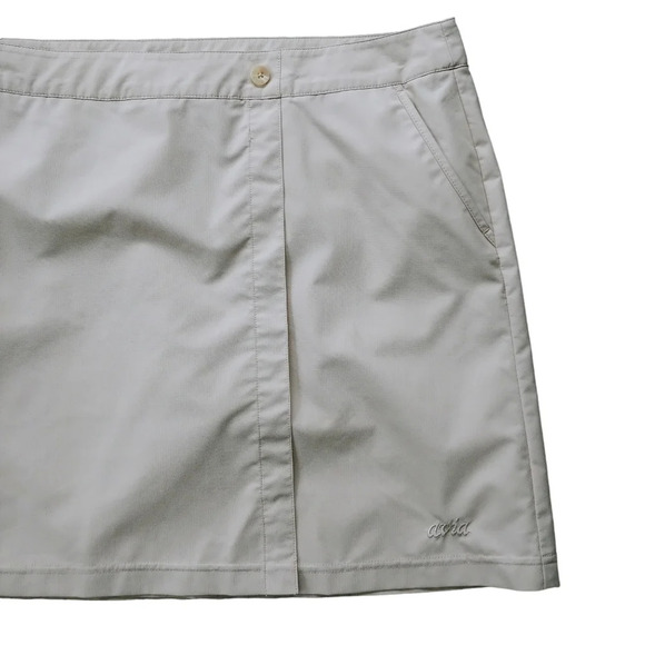 Avia Sports Athletic Athleisure Skort,  Tan, L - Picture 3 of 8